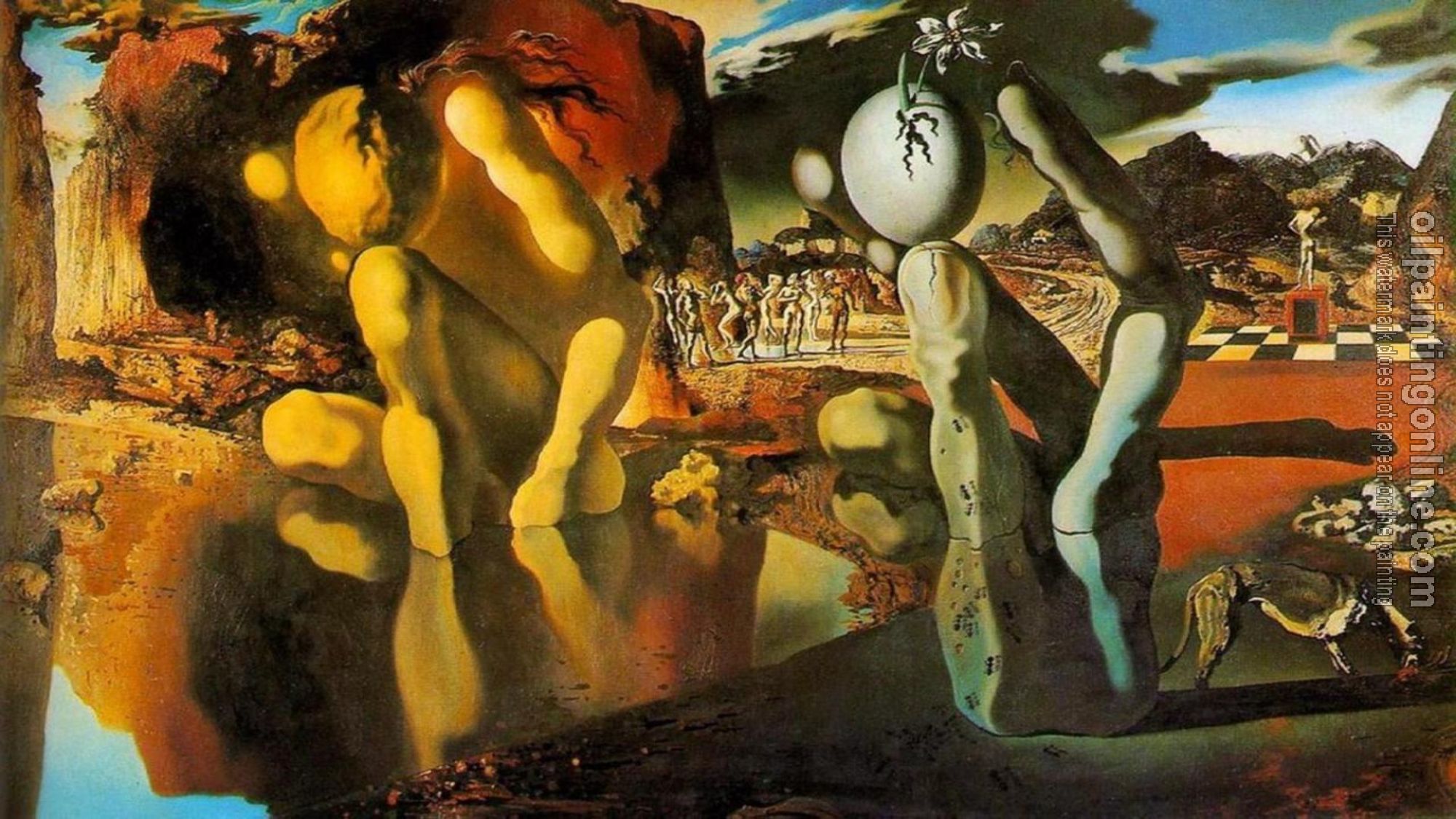 Dali, Salvador - The Metamorphosis of Narcissus